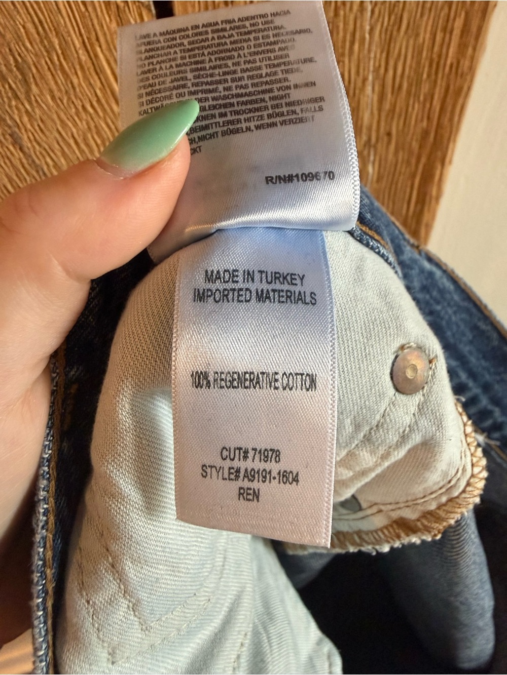 Agolde Ren High-Rise Wide-Leg Jeans Sz 29 - Picture 9 of 10